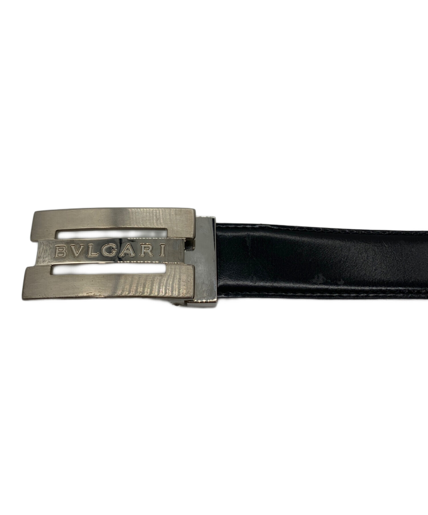 中古・古着通販】BVLGARI (ブルガリ) スクエアバックル ベルト