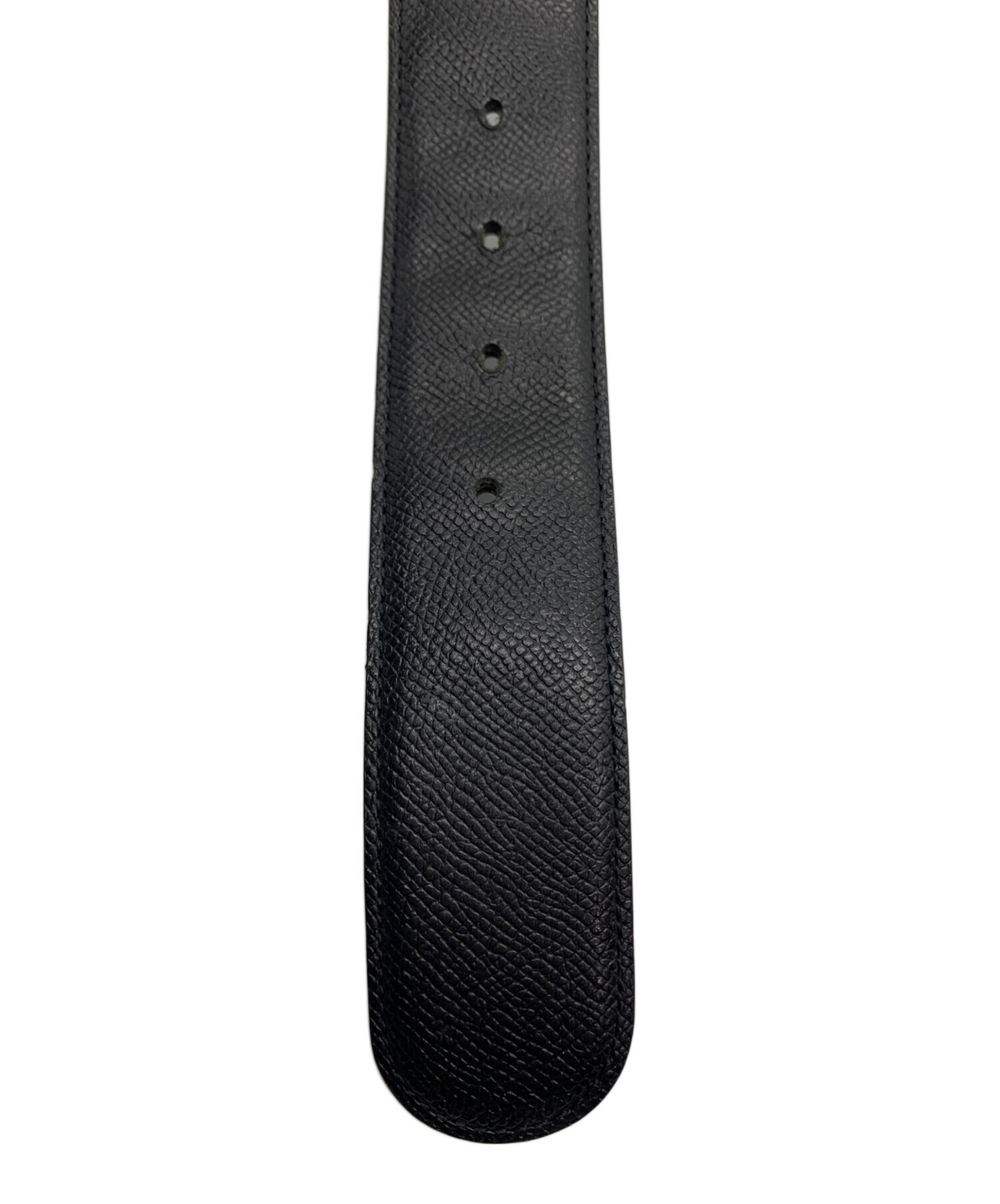 中古・古着通販】BVLGARI (ブルガリ) サークルロゴ ベルト ブラック