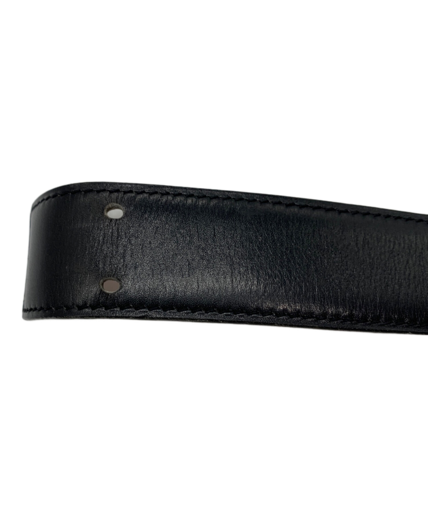中古・古着通販】HERMES (エルメス) ベルト Hバックル A-L ブラック