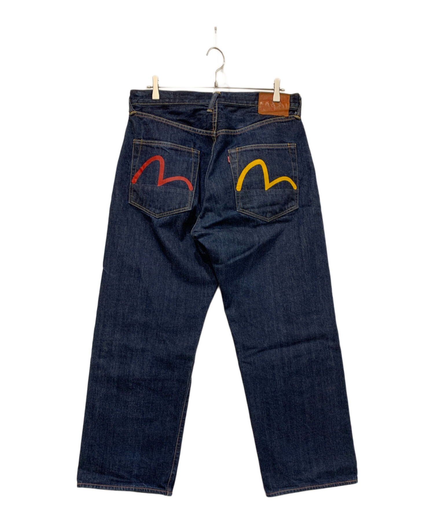 中古・古着通販】EVISU (エヴィス) デニムパンツ ネイビー サイズ:W35
