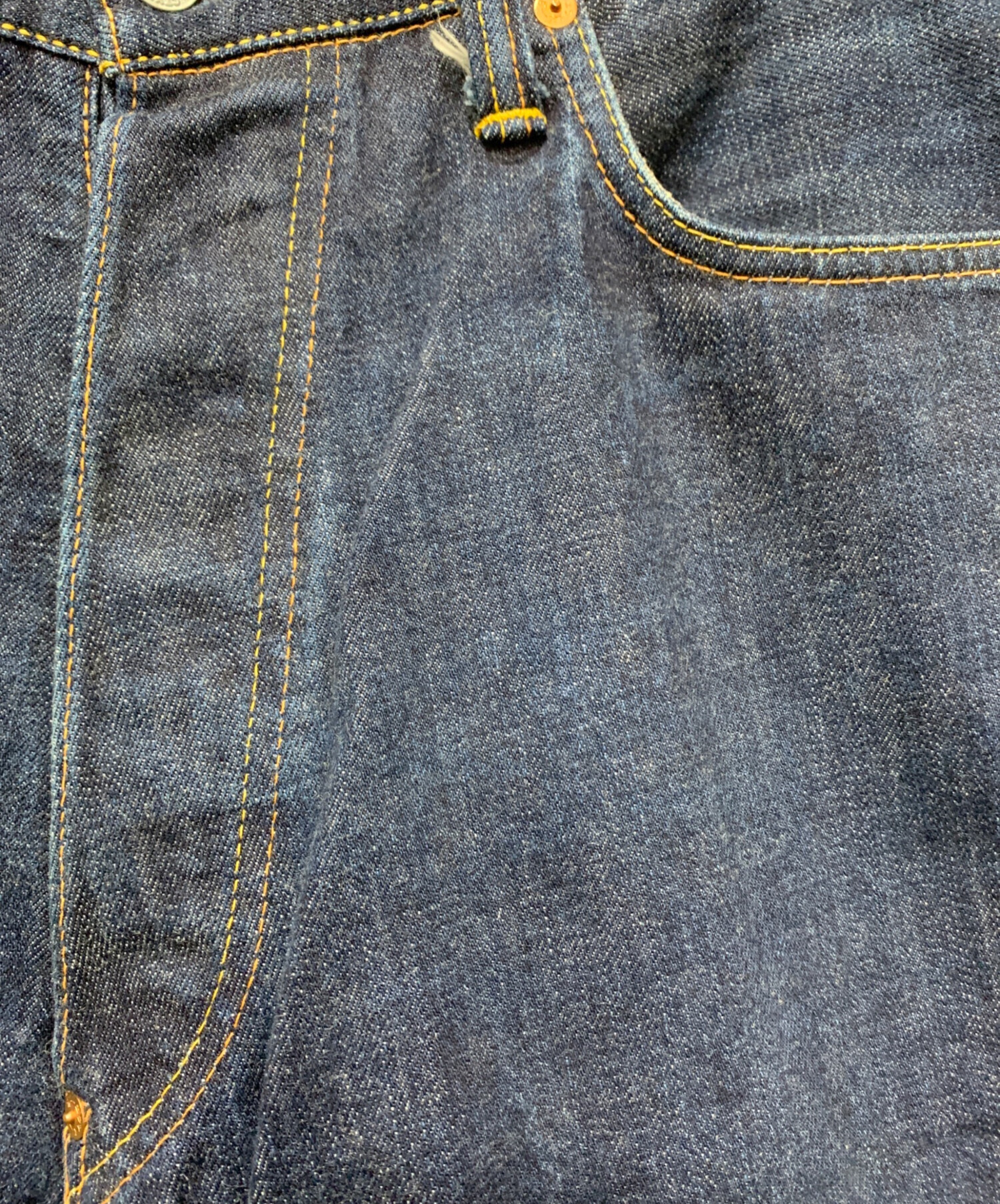 中古・古着通販】EVISU (エヴィス) デニムパンツ ネイビー サイズ:W35