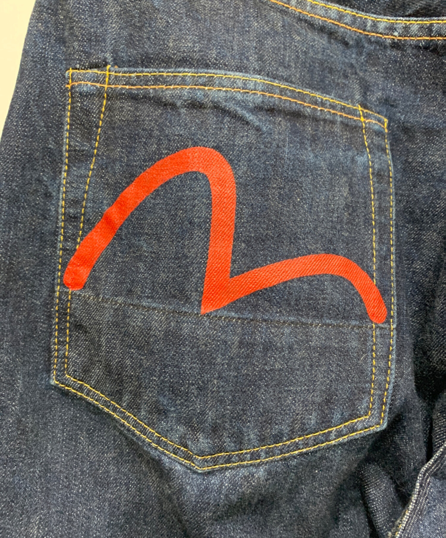 中古・古着通販】EVISU (エヴィス) デニムパンツ ネイビー サイズ:W35