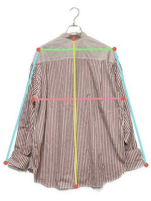 中古・古着通販】maison kitsune (メゾンキツネ) スタンドカラーシャツ