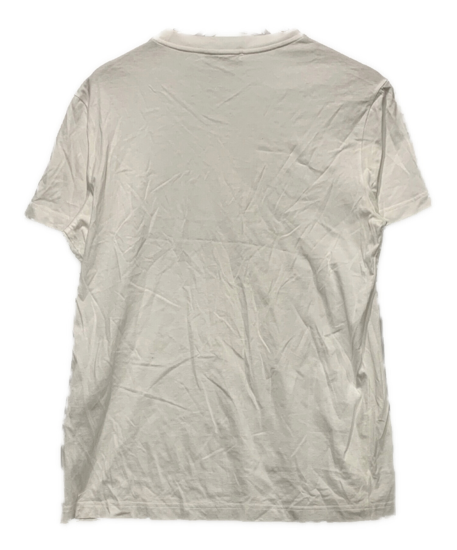 中古・古着通販】PRADA (プラダ) クルーネックTシャツ ホワイト サイズ