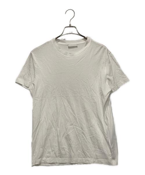 中古・古着通販】PRADA (プラダ) クルーネックTシャツ ホワイト サイズ