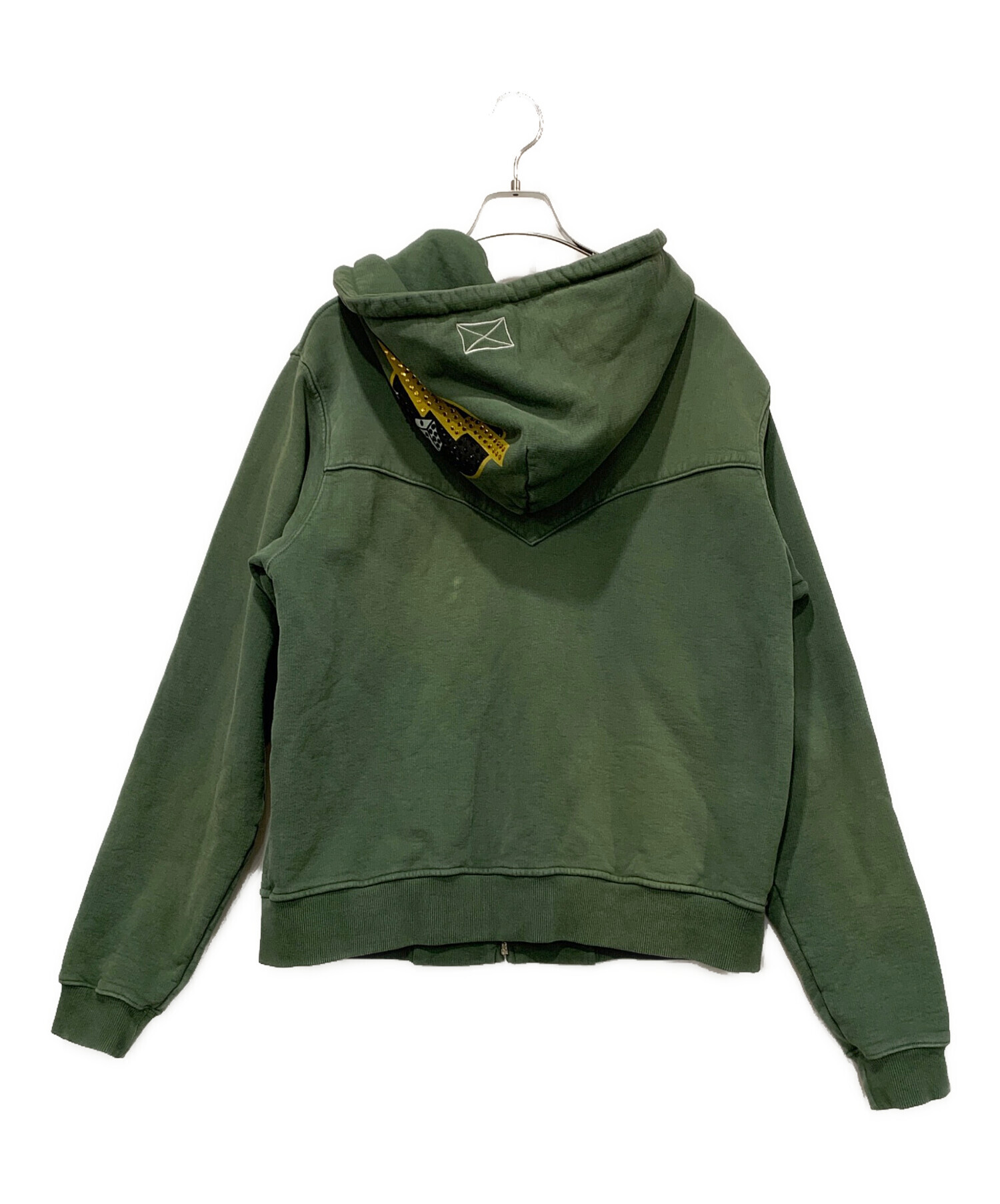 MLVINCE（メルヴィンス）ジップパーカー 中古・古着通販】MLVINCE (メルヴィンス) ARMY ラインストーン ジップ