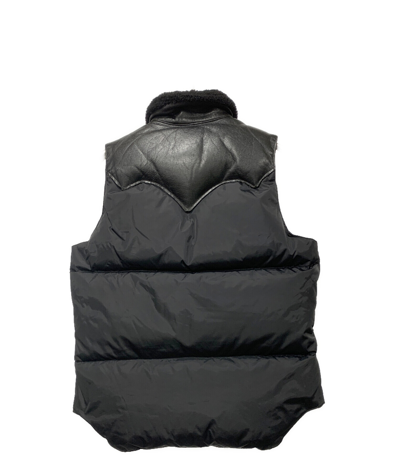 ロッキーマウンテン × SOPH ダウンベスト ブラック 36 中古・古着通販】RockyMountainFeatherBed (ロッキーマウンテン