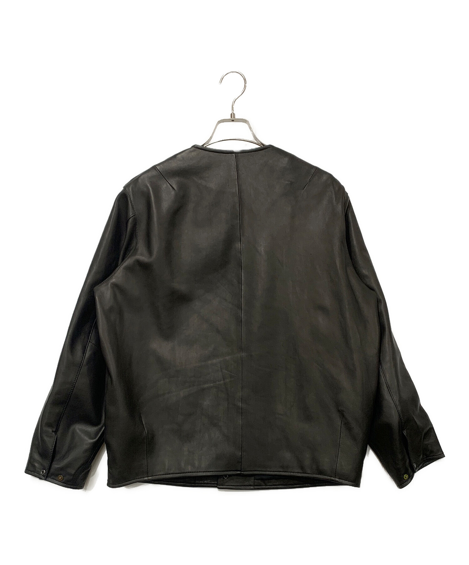 EDIFICE エディフィス レザージャケット ／40 中古・古着通販】EDIFICE (エディフィス) レザージャケット ブラック