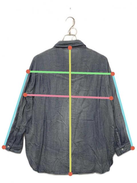 中古・古着通販】BEARDSLEY (ビアズリー) 長袖シャツ ブルー サイズ