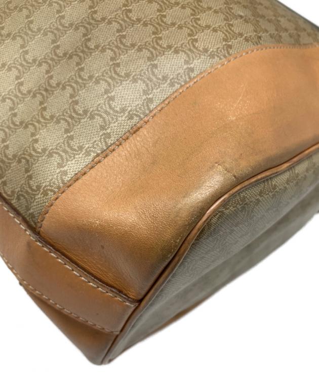 中古・古着通販】CELINE (セリーヌ) 巾着ショルダーバッグ ベージュ