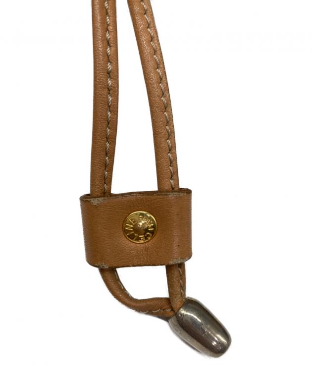 中古・古着通販】CELINE (セリーヌ) 巾着ショルダーバッグ ベージュ