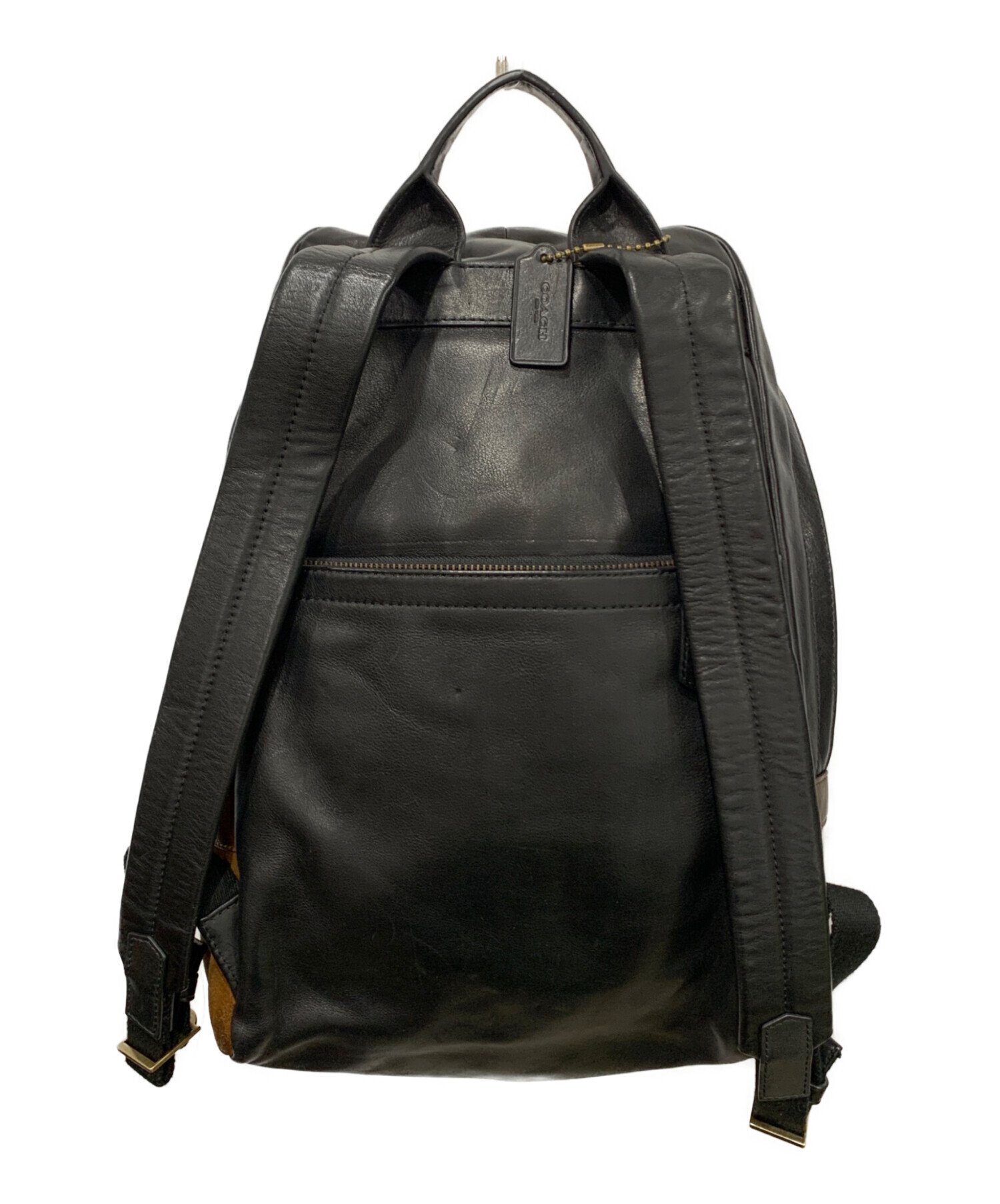 中古・古着通販】COACH (コーチ) レザーリュック ブラウン｜ブランド