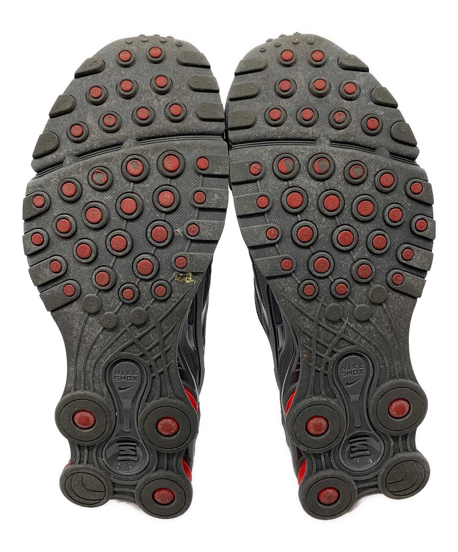 中古・古着通販】NIKE (ナイキ) Nike Shox Ride 2 グレー×レッド 