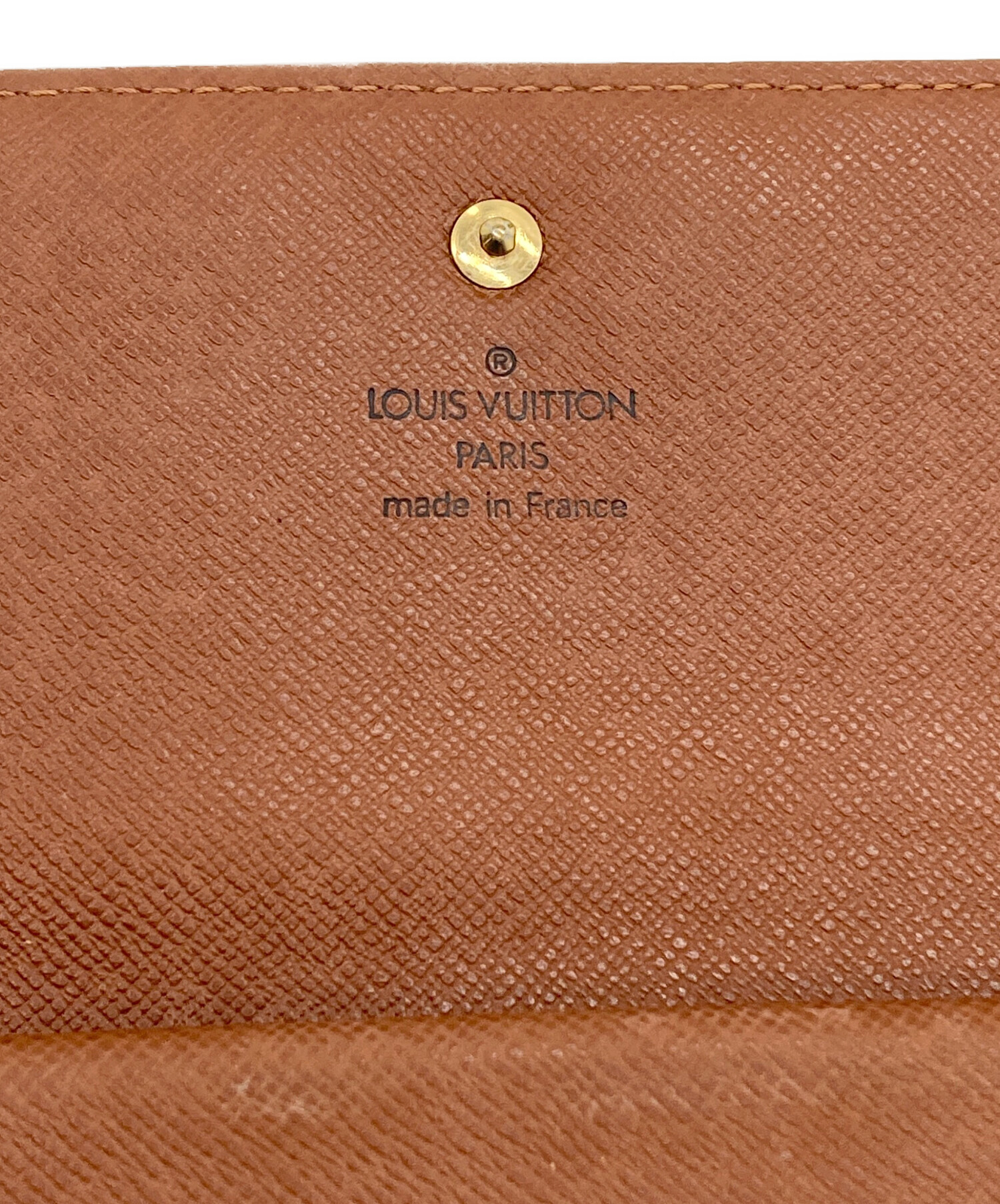 中古・古着通販】LOUIS VUITTON (ルイ ヴィトン) 3つ折り財布 ブラウン