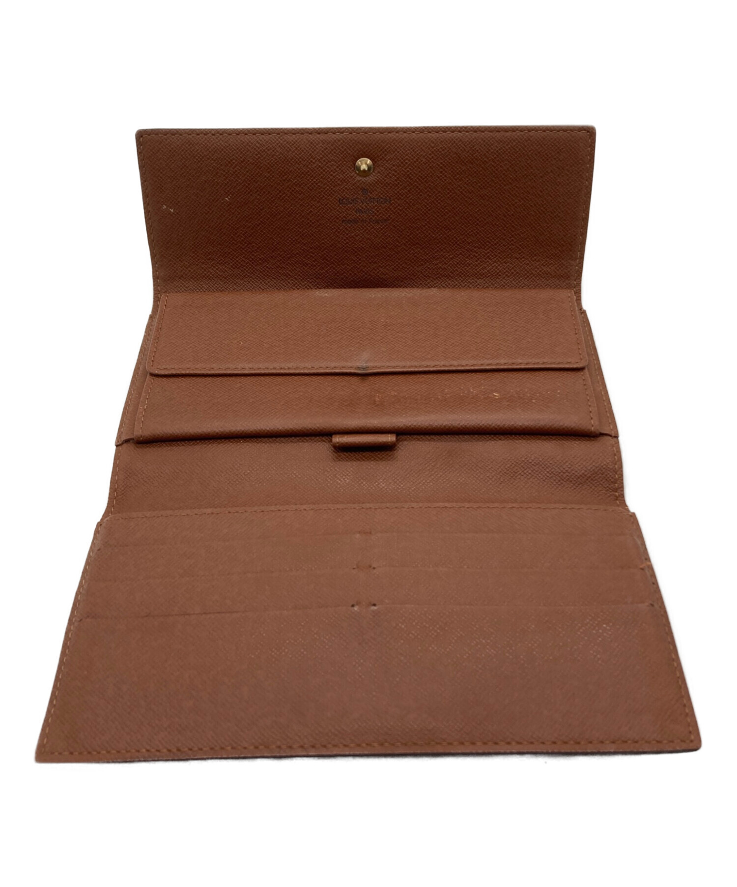 中古・古着通販】LOUIS VUITTON (ルイ ヴィトン) 3つ折り財布 ブラウン