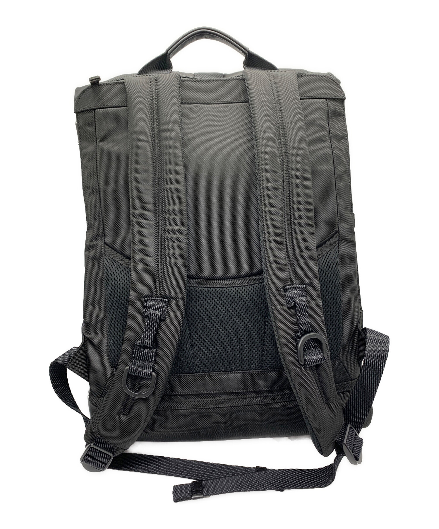 中古・古着通販】TUMI (トゥミ) ロールトップリュック ブラック×グレー