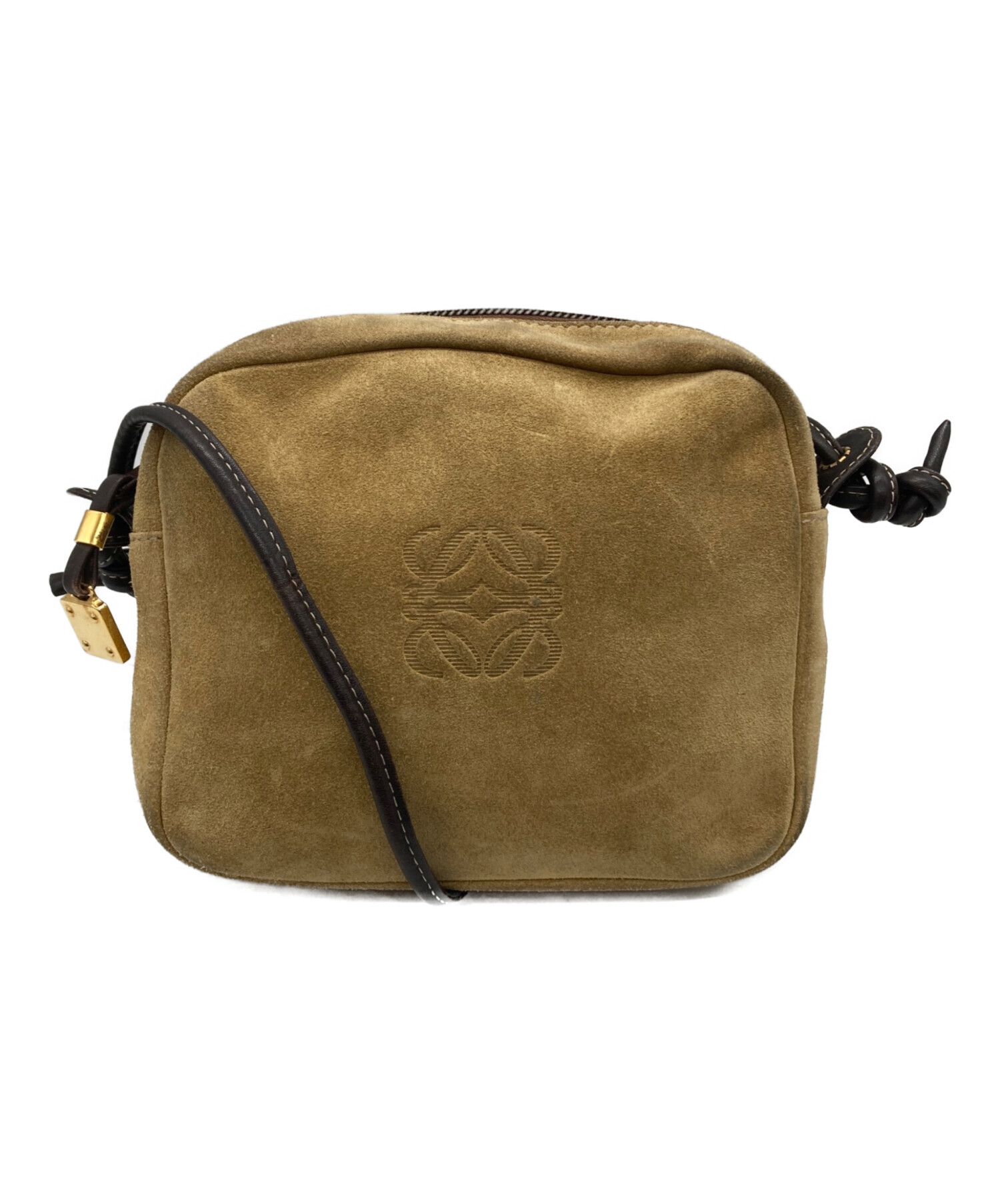 ロエベ　ショルダーバッグ　ベージュ系 中古・古着通販】LOEWE (ロエベ) ショルダーバッグ ベージュ｜ブランド