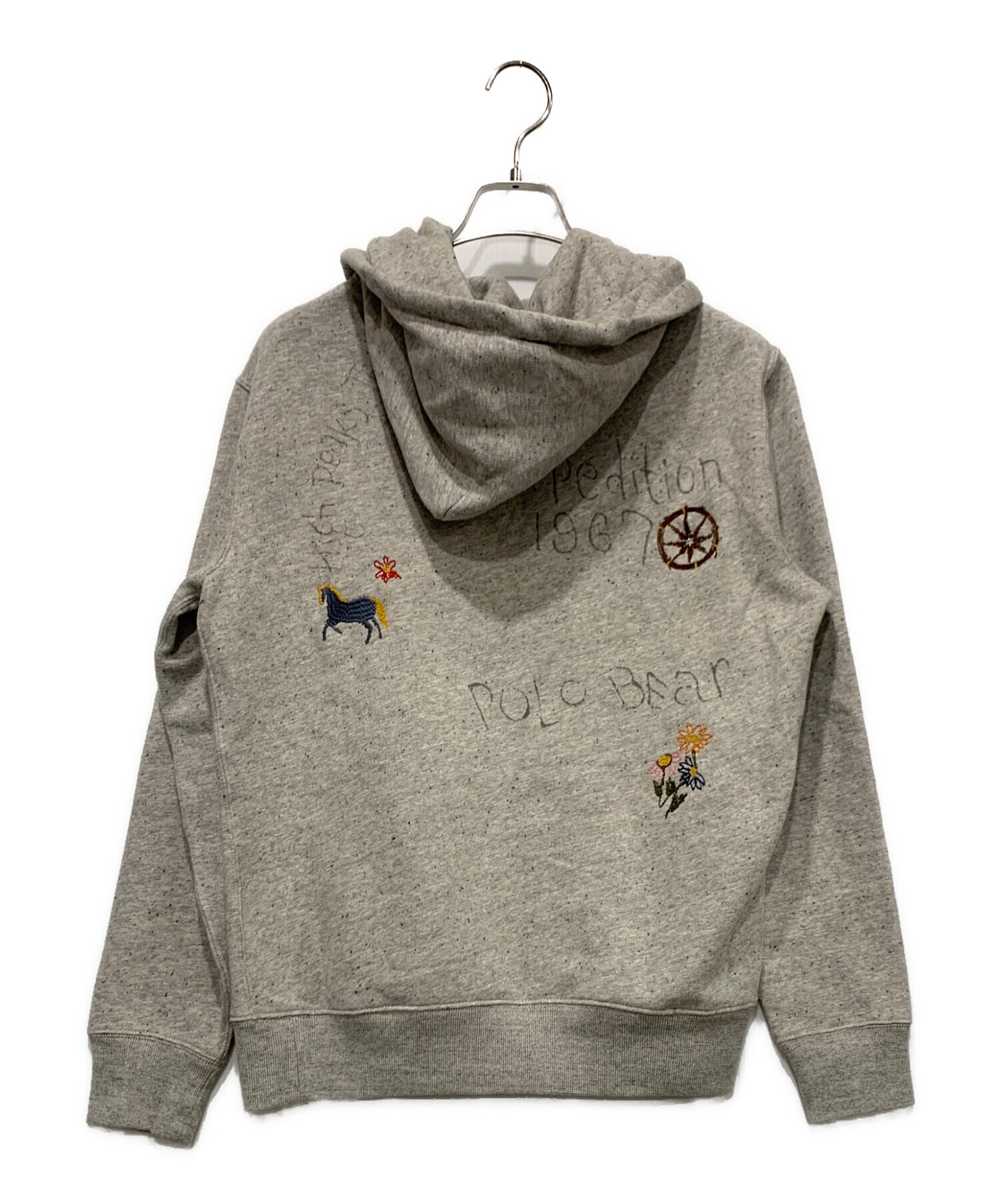 【00s】POLO RUGBY 後付け パーカー ツートン フリーダムスリーブ 中古・古着通販】POLO COUNTRY (ポロカントリー) ポロベアフリース