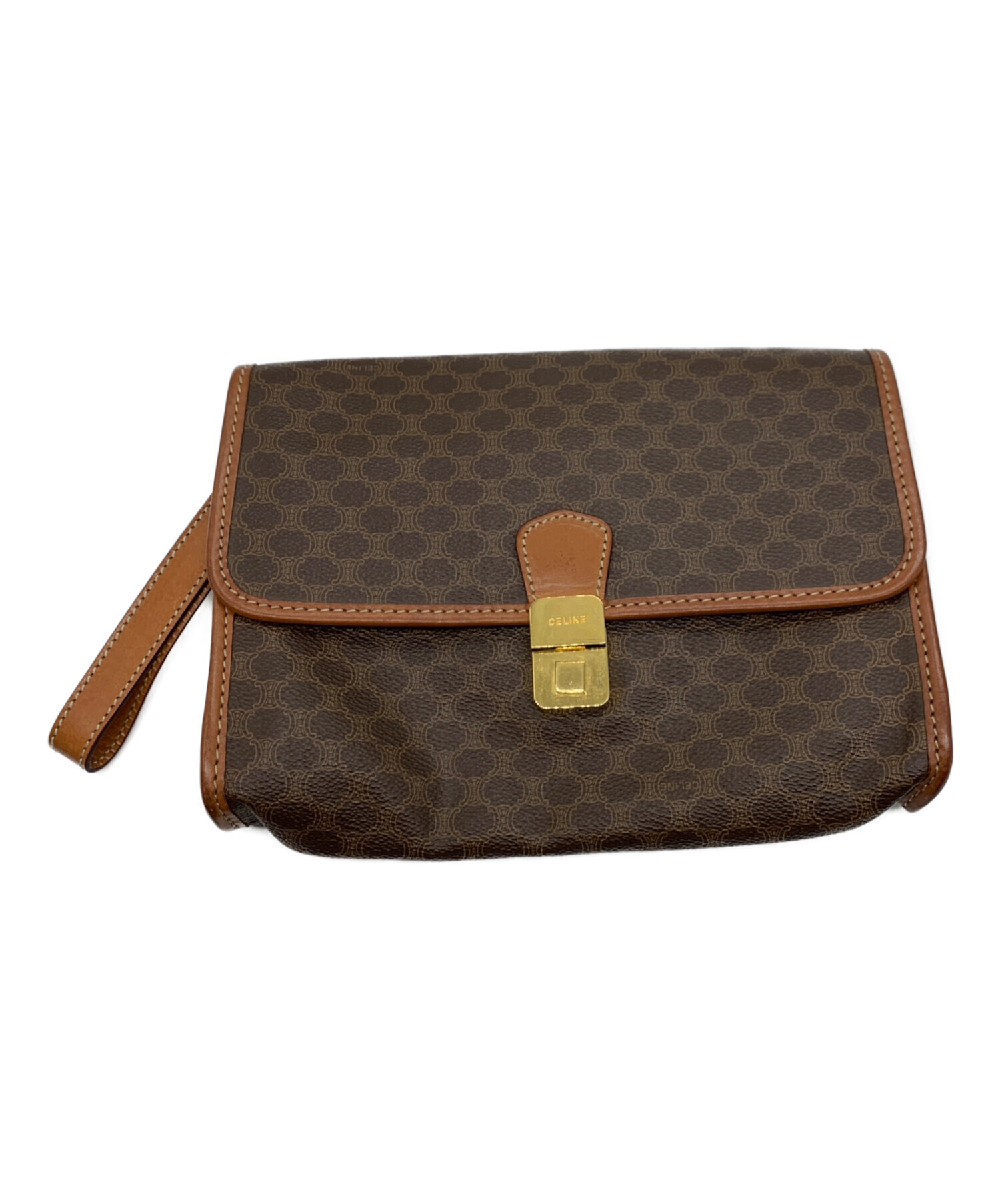 中古・古着通販】CELINE (セリーヌ) マカダム セカンドバッグ