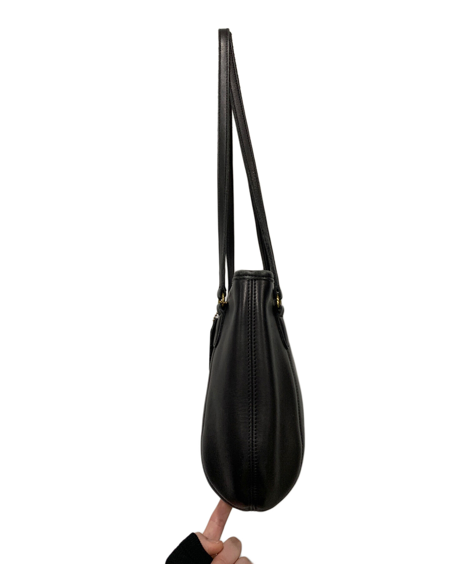 中古・古着通販】COACH (コーチ) ショルダーバッグ ブラック｜ブランド