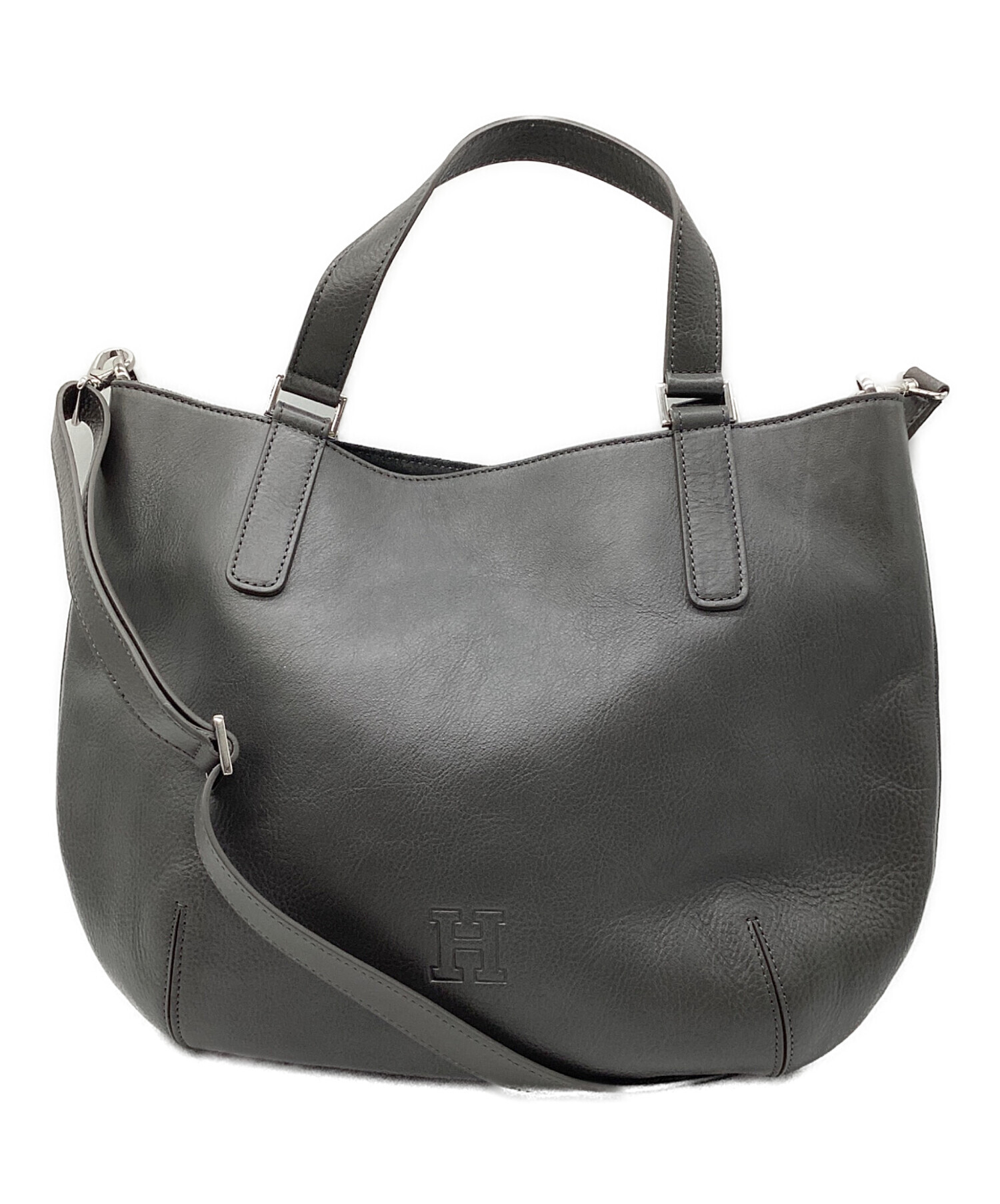 HIROFU グレーバッグ 中古・古着通販】HIROFU (ヒロフ) 2WAYショルダーバッグ グレー