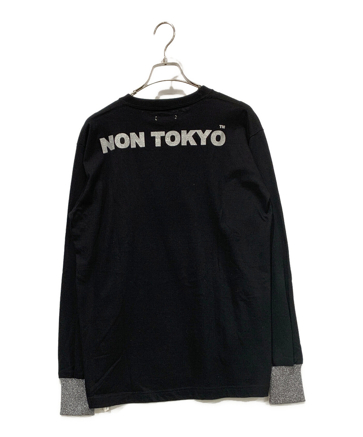 中古・古着通販】NON TOKYO (ノントーキョー) 長袖カットソー ブラック