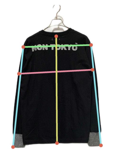 中古・古着通販】NON TOKYO (ノントーキョー) 長袖カットソー ブラック