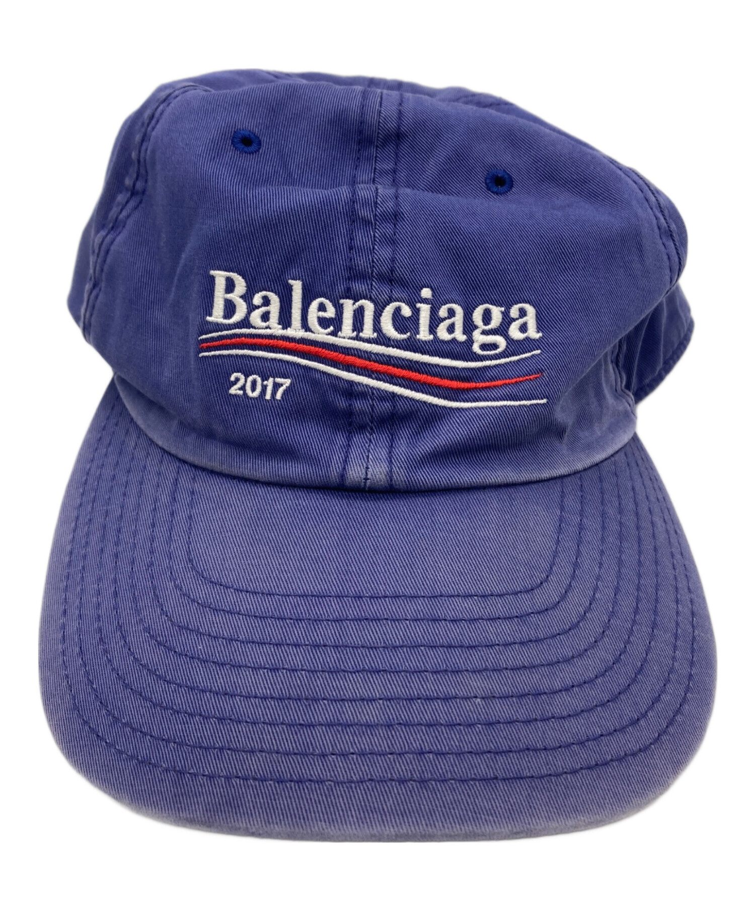 中古・古着通販】BALENCIAGA (バレンシアガ) キャップ ネイビー