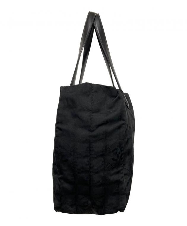 【希少】CHANEL シャネル 復刻トート バッグ ジャガード レザー ブラック 中古・古着通販】CHANEL (シャネル) トートバッグ ブラック｜ブランド