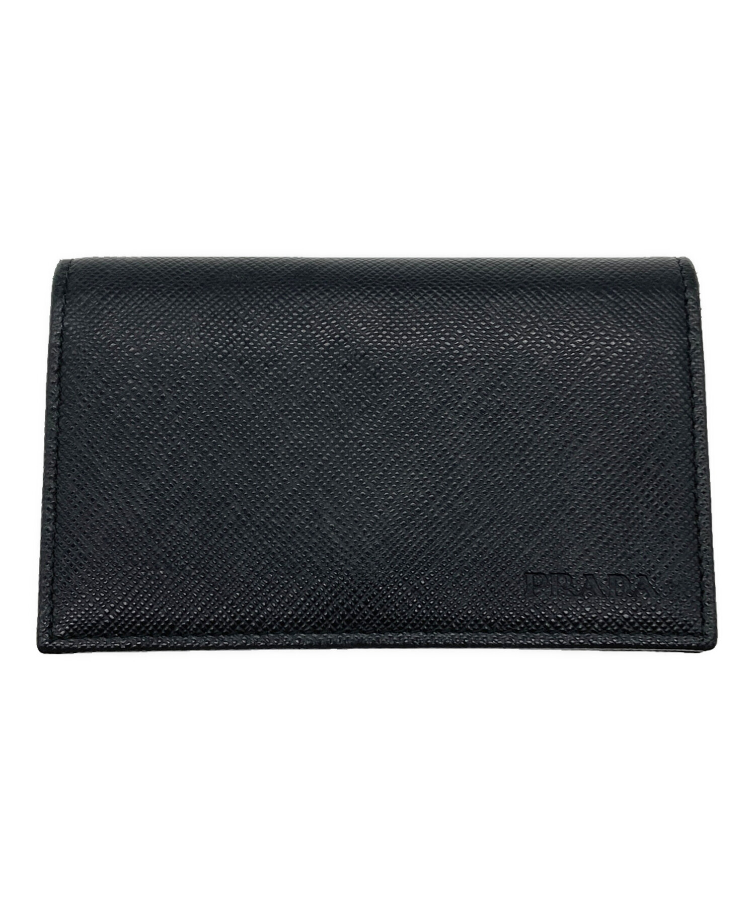 プラダ　名刺入れ　本日処分 中古・古着通販】PRADA (プラダ) 名刺入れ ブラック｜ブランド・古着