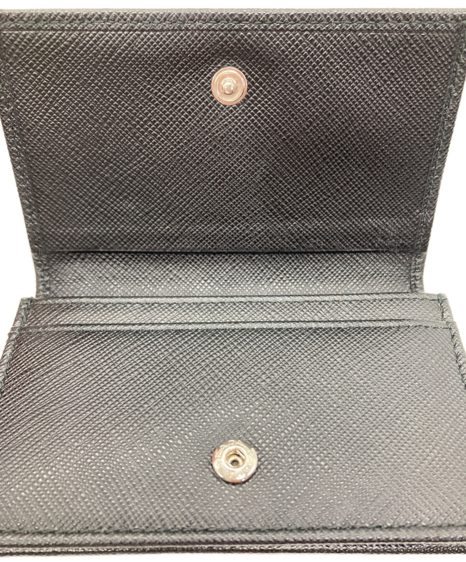中古・古着通販】PRADA (プラダ) 名刺入れ ブラック｜ブランド・古着