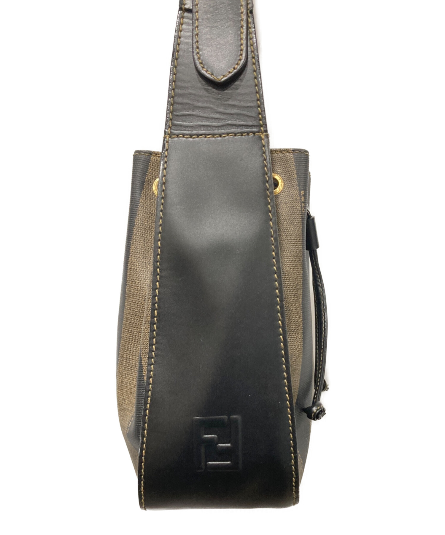 中古・古着通販】FENDI (フェンディ) ペカン柄巾着ショルダーバッグ