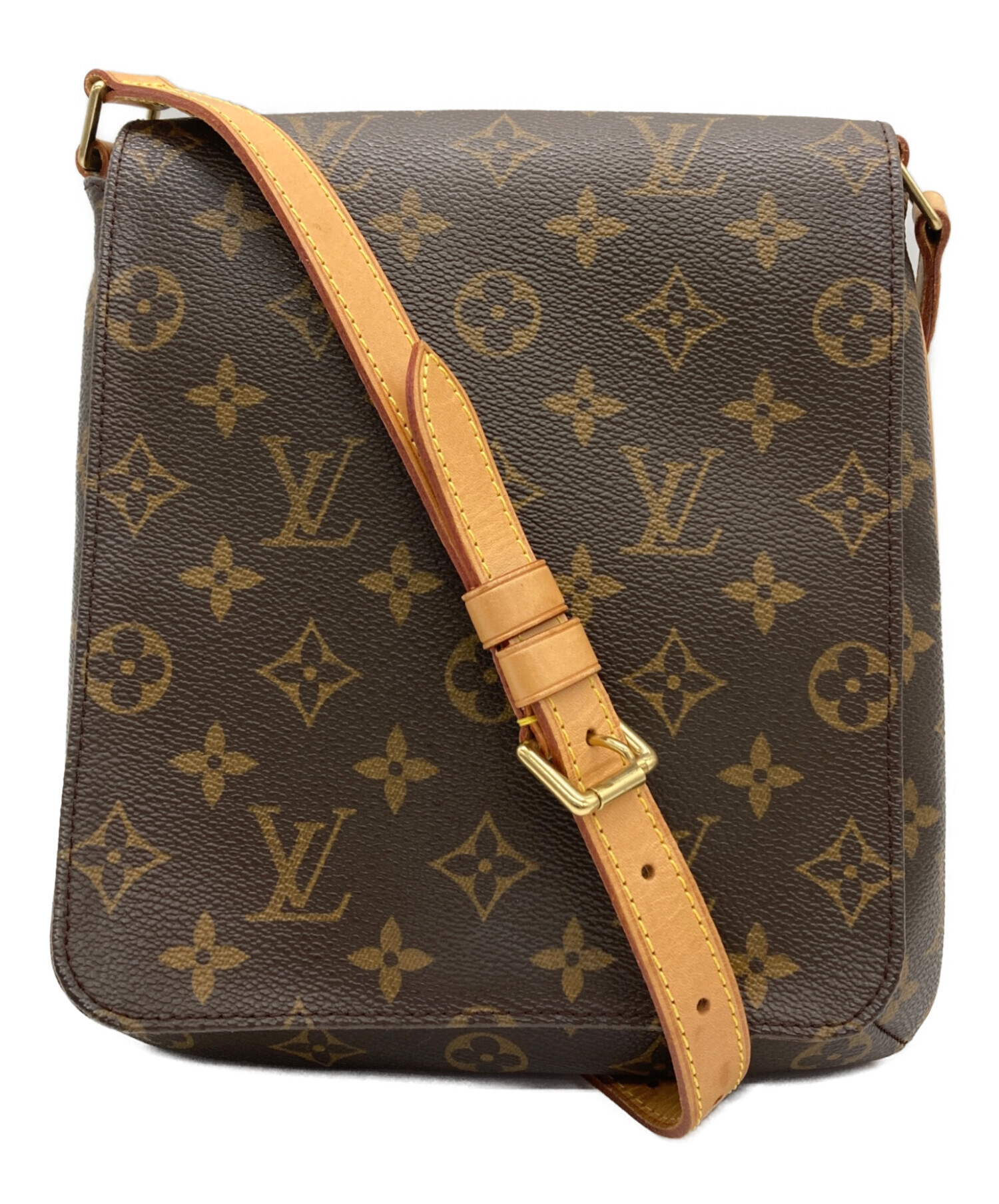 Louis Vuitton ブラウンショルダーバッグ 中古・古着通販】LOUIS VUITTON (ルイ ヴィトン) ショルダーバッグ