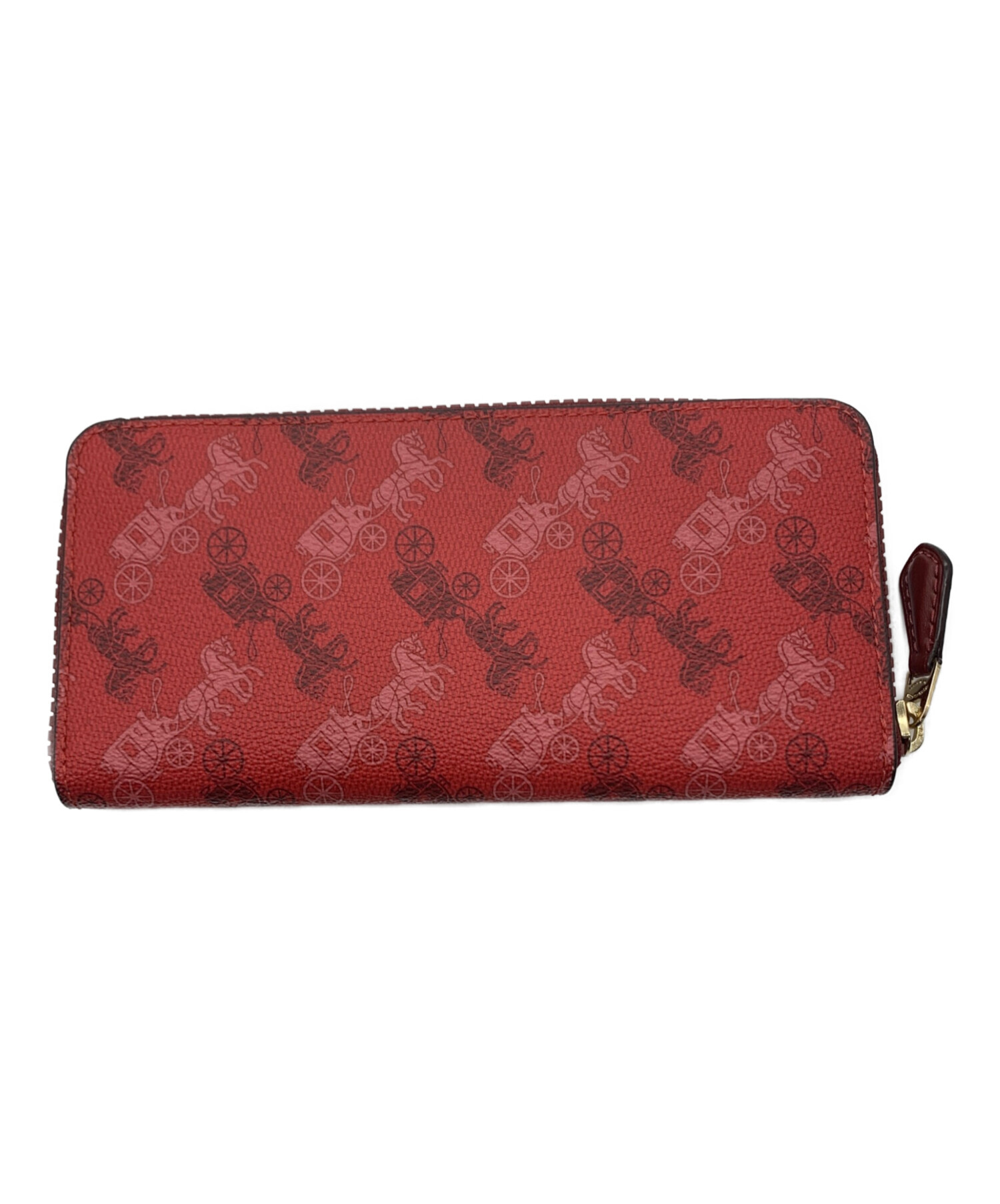 中古・古着通販】COACH (コーチ) 長財布 レッド｜ブランド・古着通販