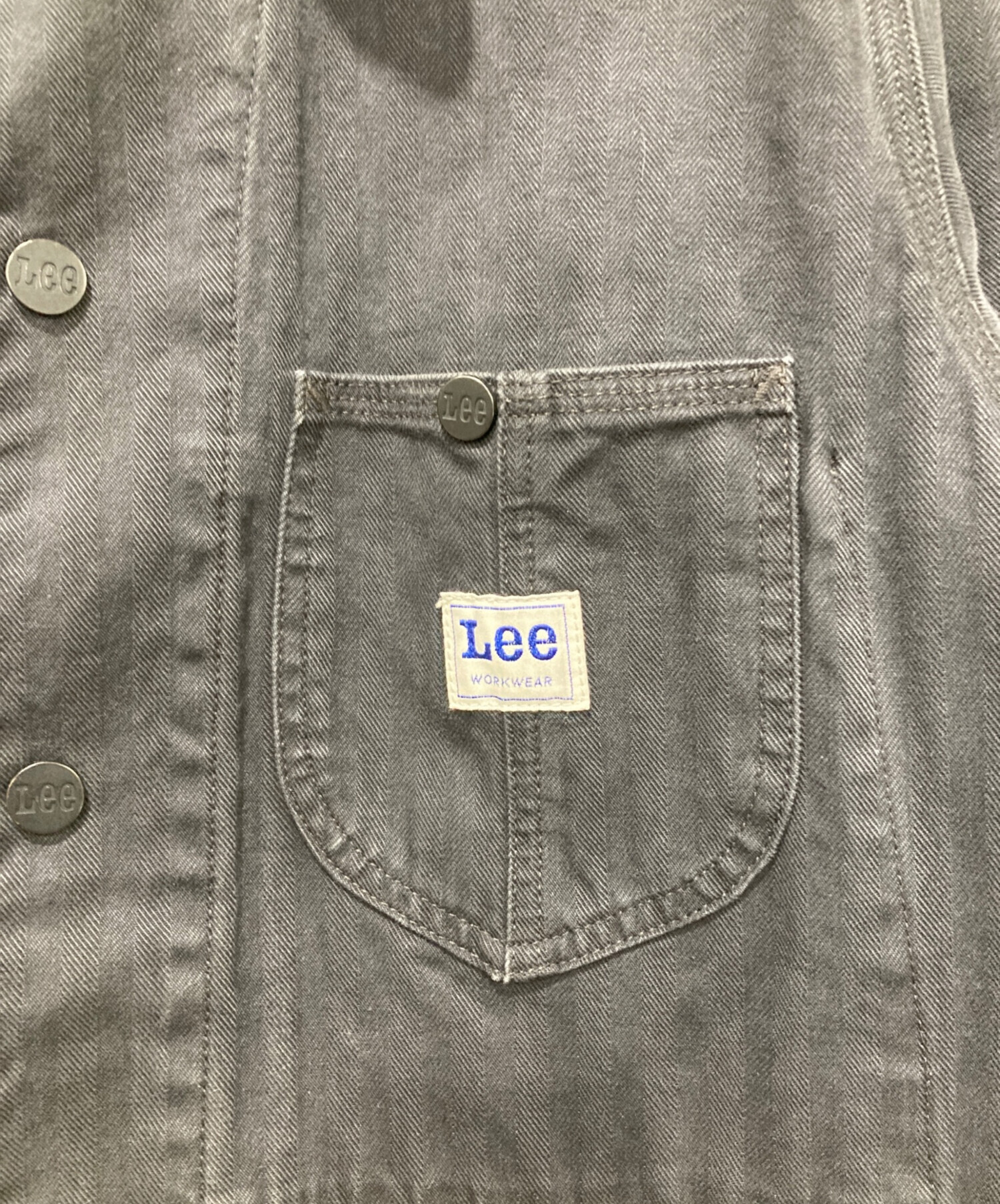 中古・古着通販】LEE (リー) LOCO JACKET グレー サイズ:S｜ブランド