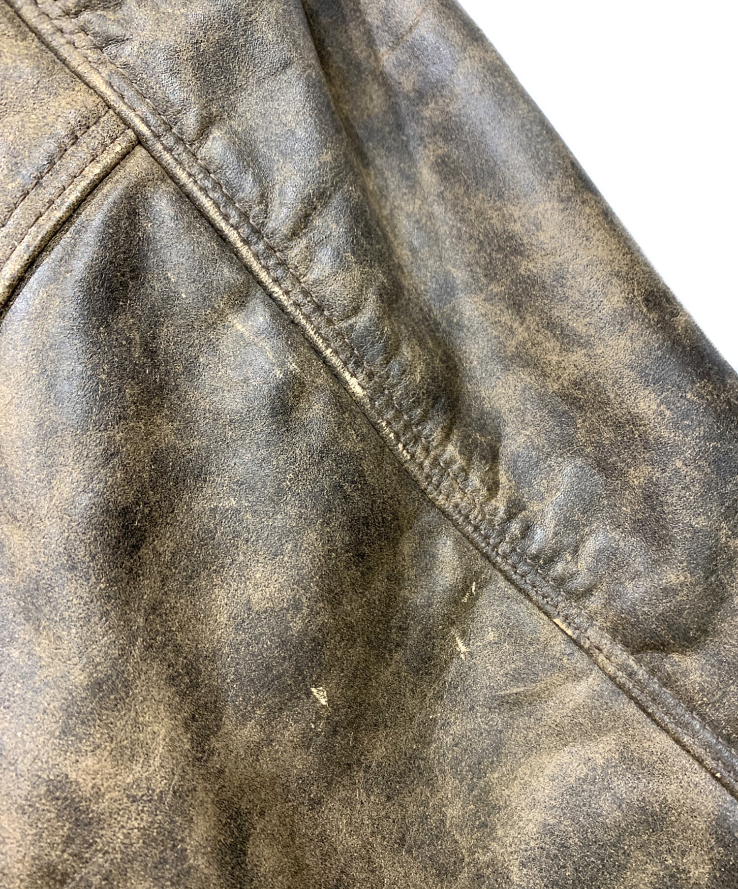 中古・古着通販】Golden Bear (ゴールデンベア) A-2レザージャケット