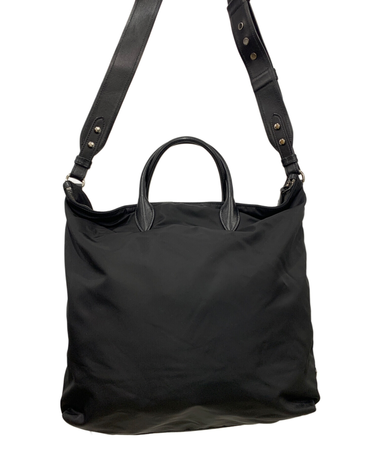 中古・古着通販】PRADA (プラダ) PRADA 2WAYハンドバッグ ブラック