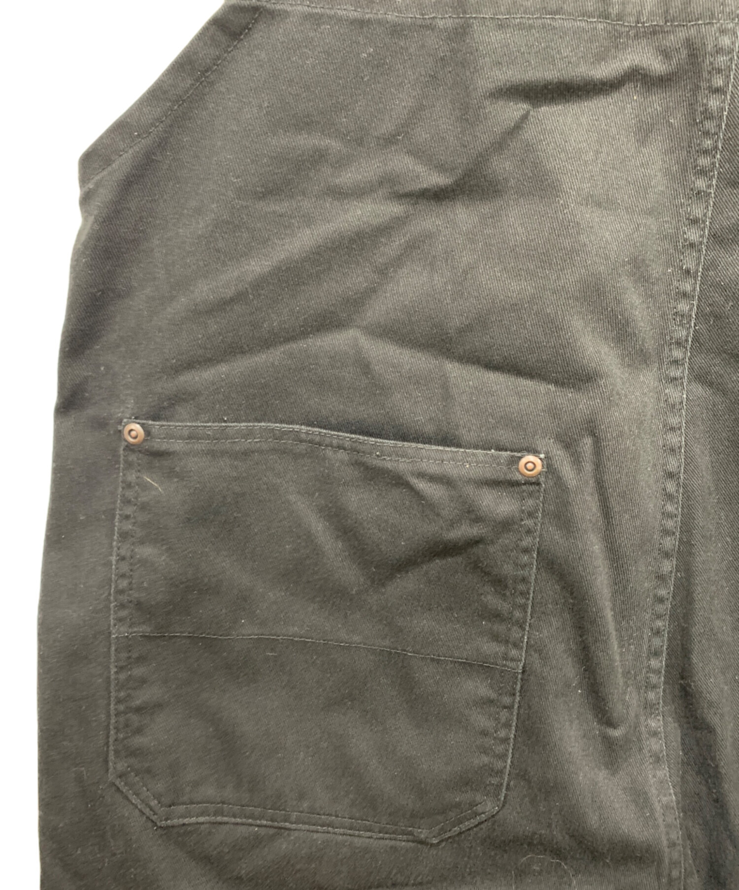 中古・古着通販】Schott (ショット) TCオーバーオール ブラック サイズ