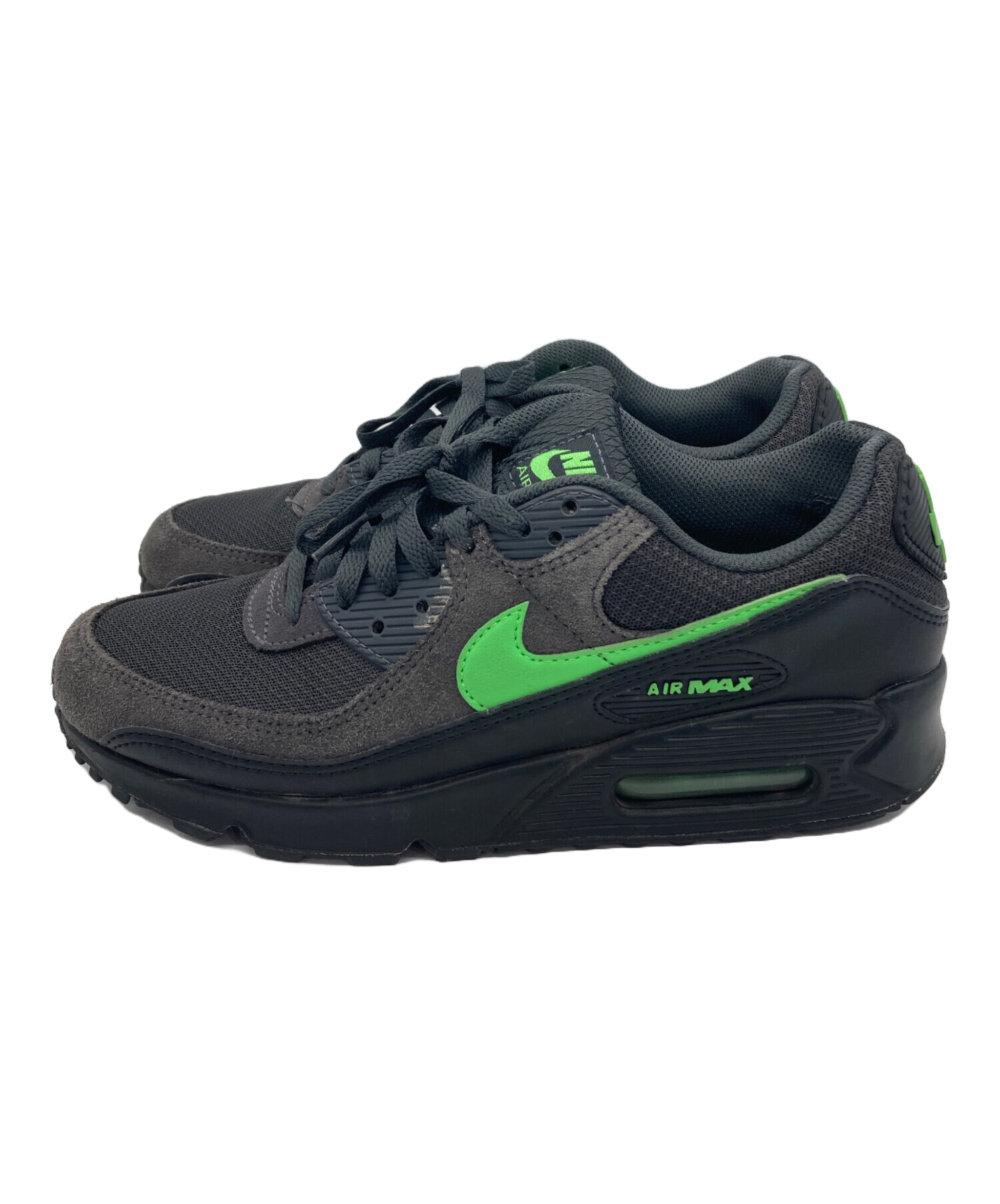 中古・古着通販】NIKE (ナイキ) スニーカー ブラック×グリーン サイズ 