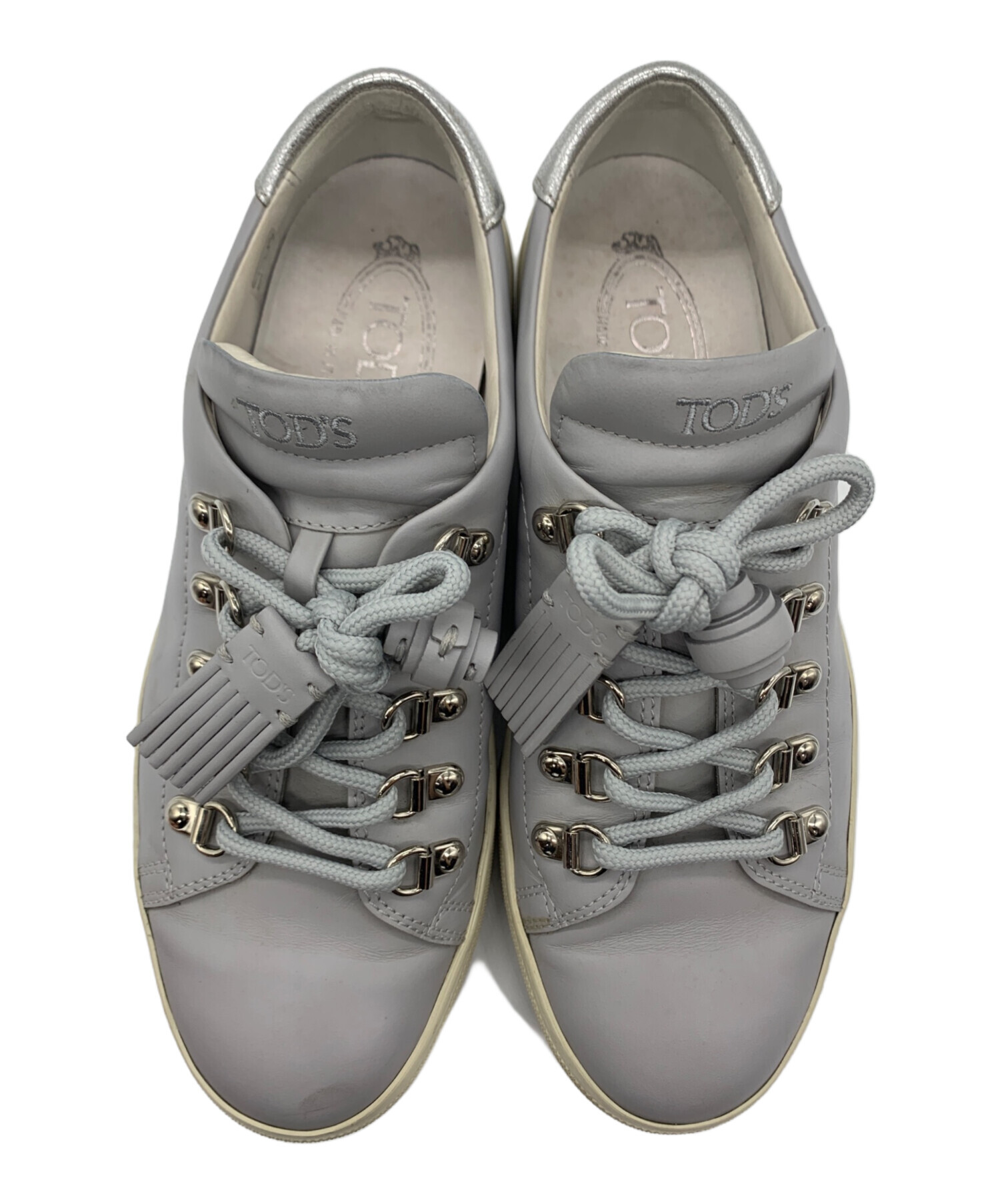 中古・古着通販】TOD'S (トッズ) タッセルスニーカー グレー サイズ:38