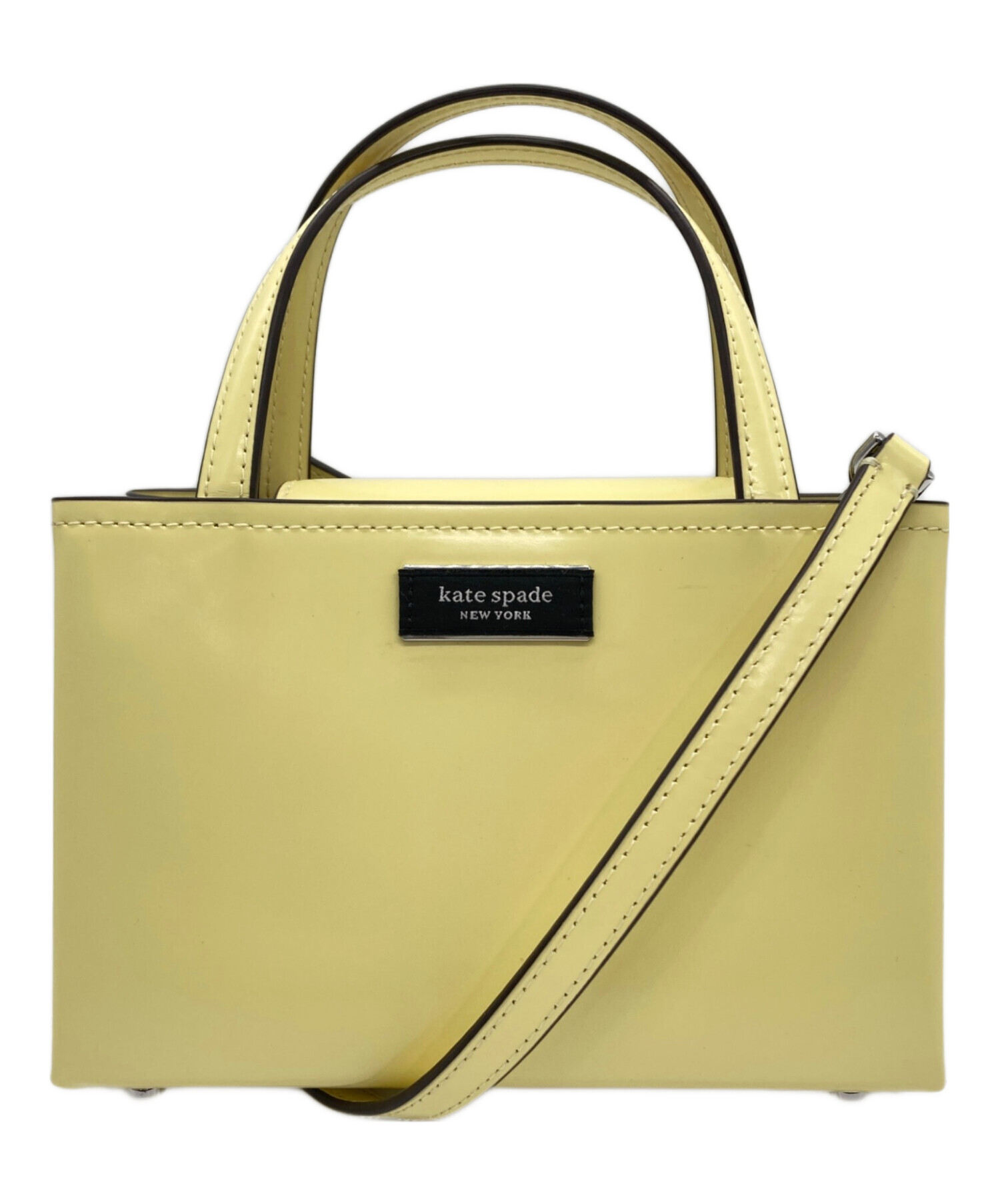 中古・古着通販】Kate Spade (ケイトスペード) 2WAYバッグ イエロー