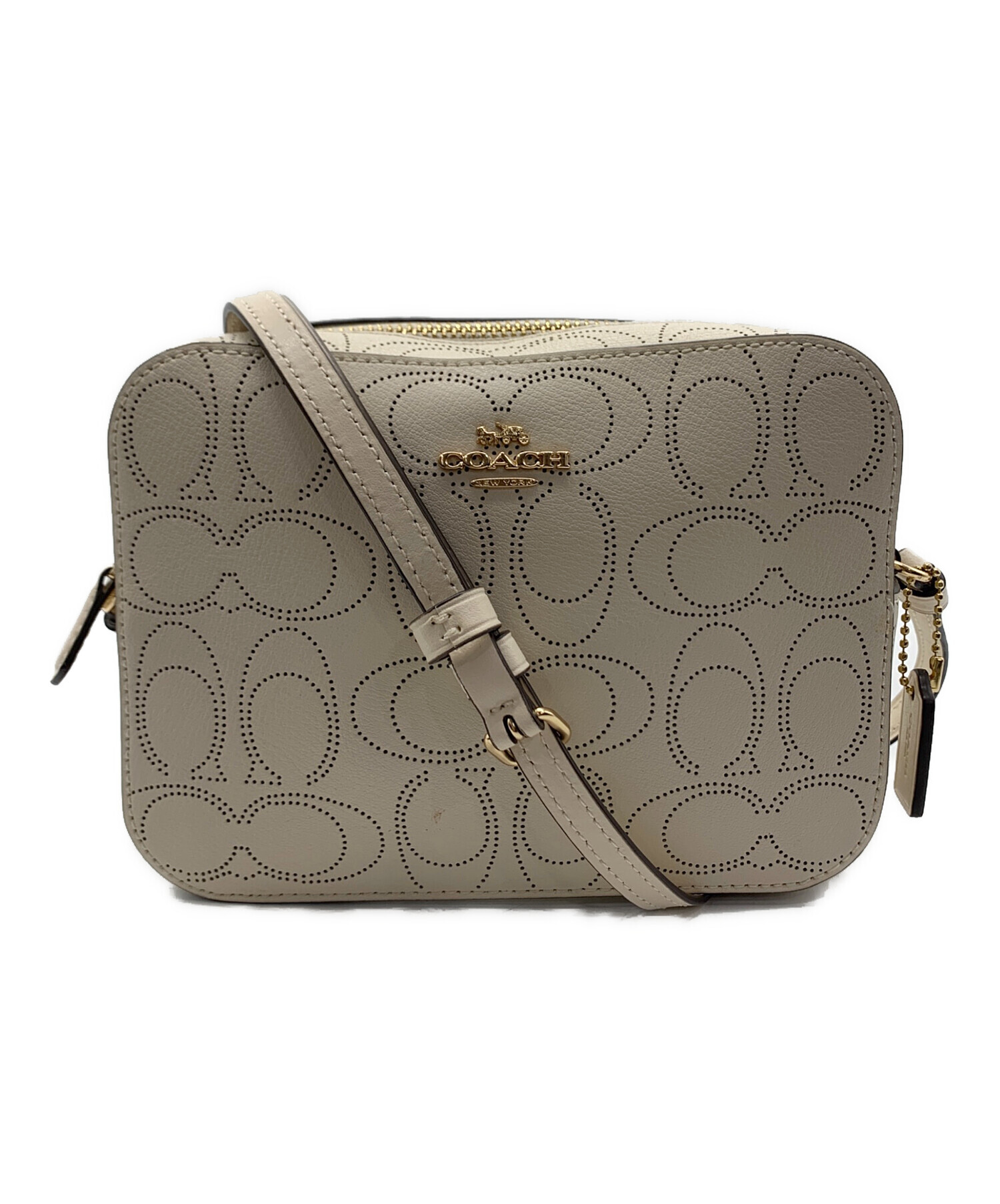 中古・古着通販】COACH (コーチ) ショルダーバッグ アイボリー 