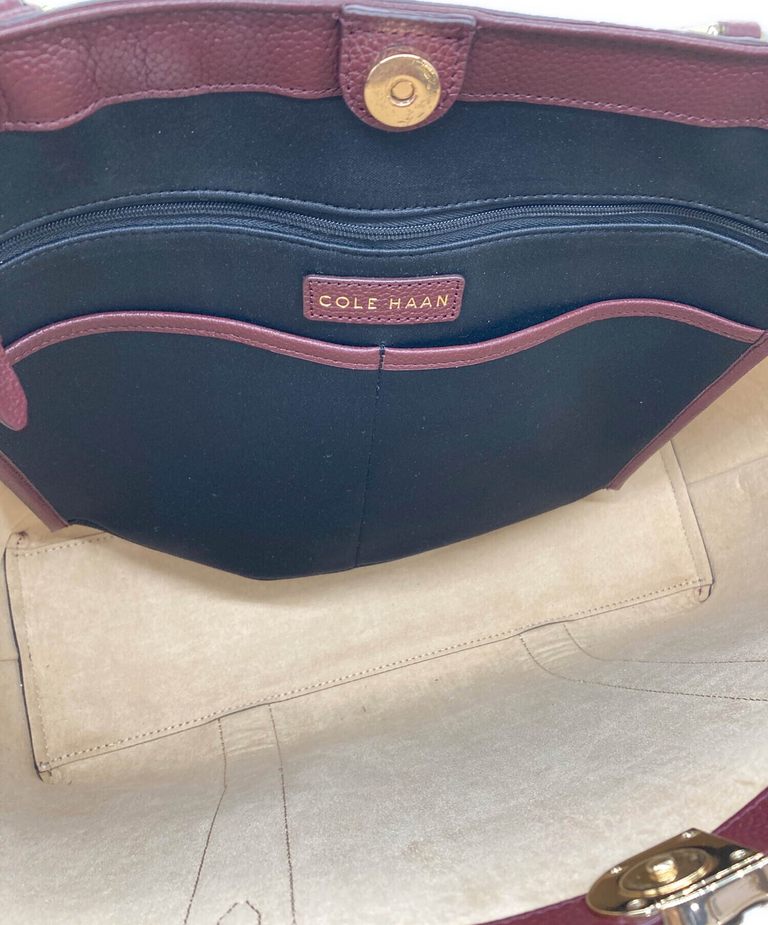 中古・古着通販】COLE HAAN (コールハーン) トートバッグ レッド