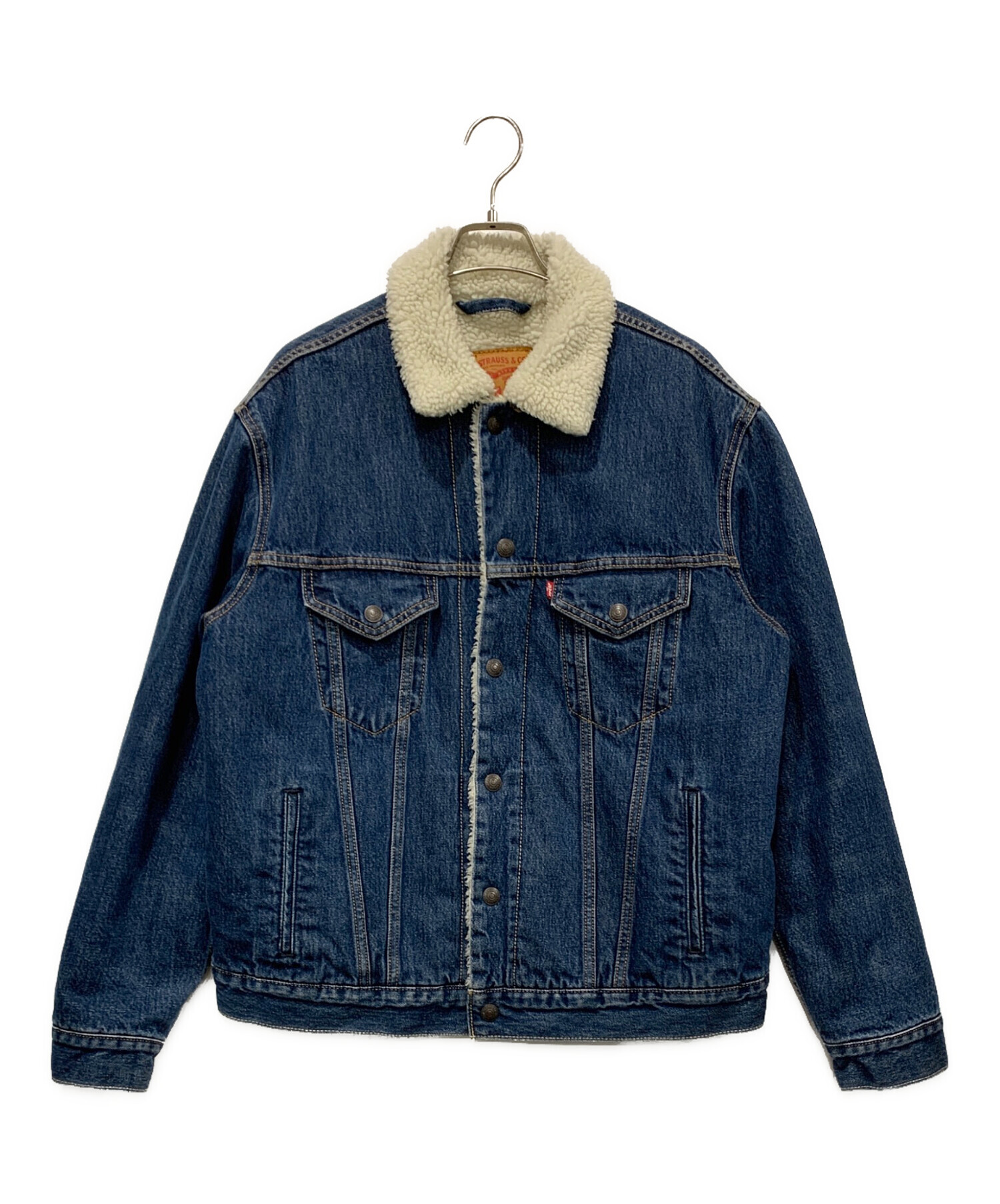 中古・古着通販】LEVI'S (リーバイス) 裏ボアデニムジャケット ブルー
