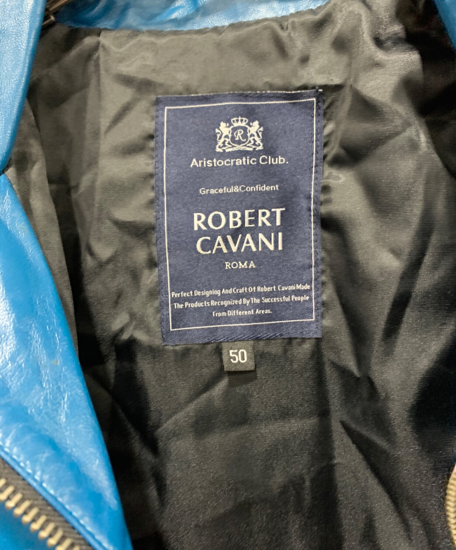 中古・古着通販】ROBERT CAVANI (ロベルトカバーニ) ラムレザー