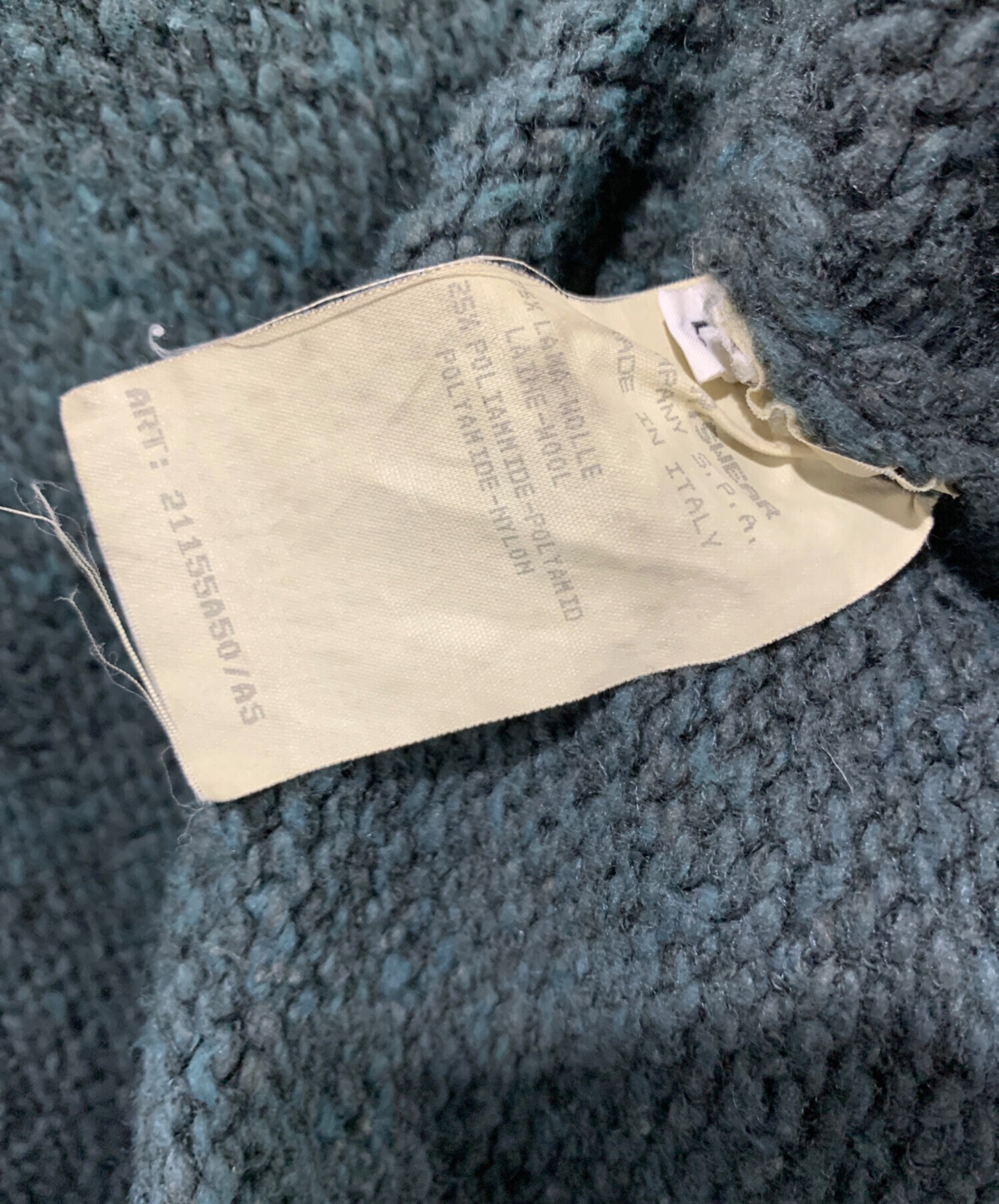 中古・古着通販】STONE ISLAND (ストーンアイランド) 厚手ニット 94AW
