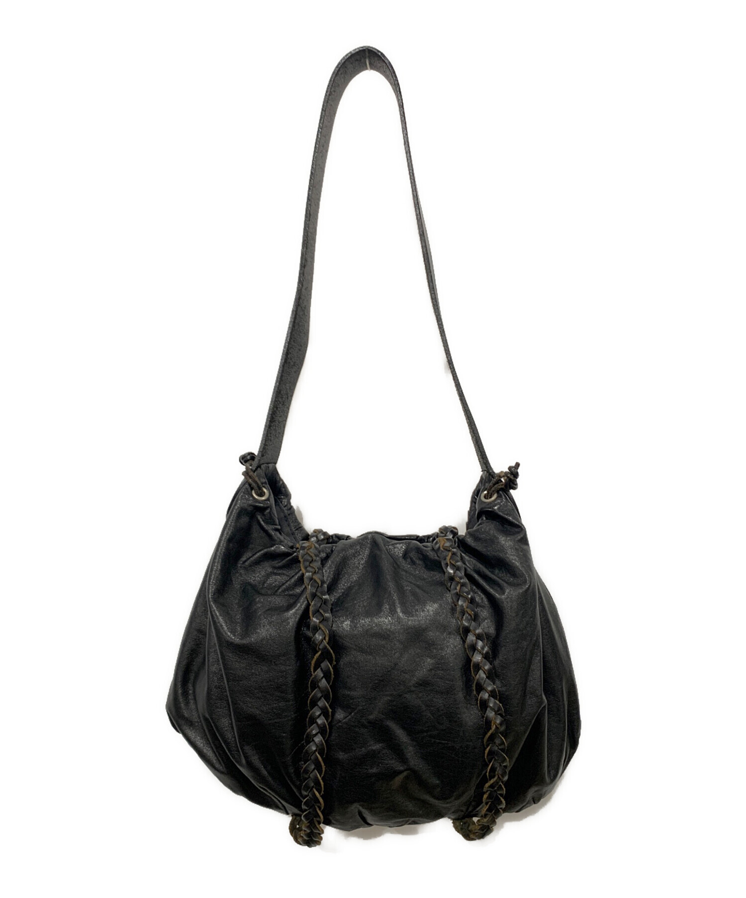 中古・古着通販】YOHJI YAMAMOTO (ヨウジヤマモト) レザーショルダー 