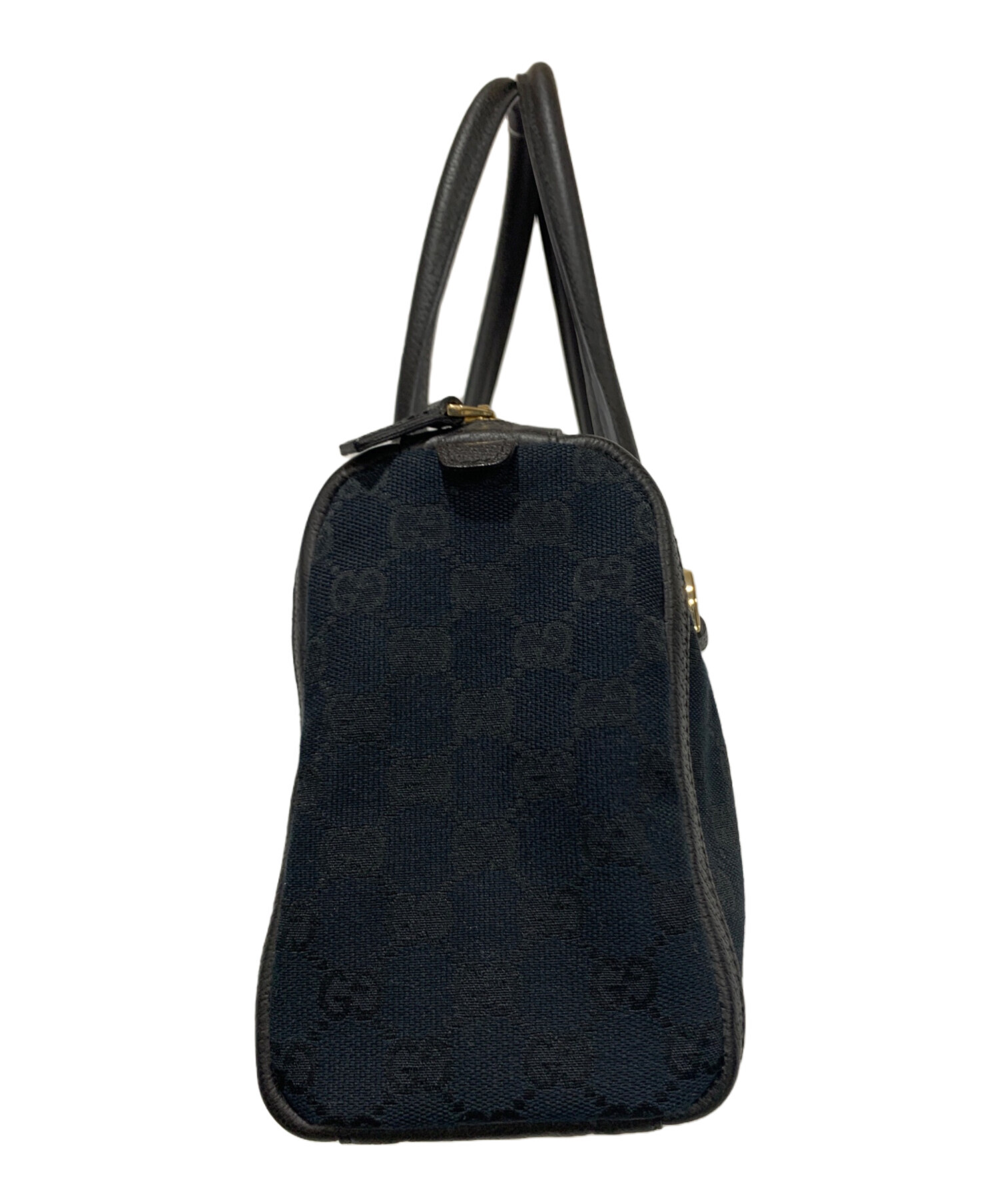 中古・古着通販】GUCCI (グッチ) ミニボストンバッグ ブラック