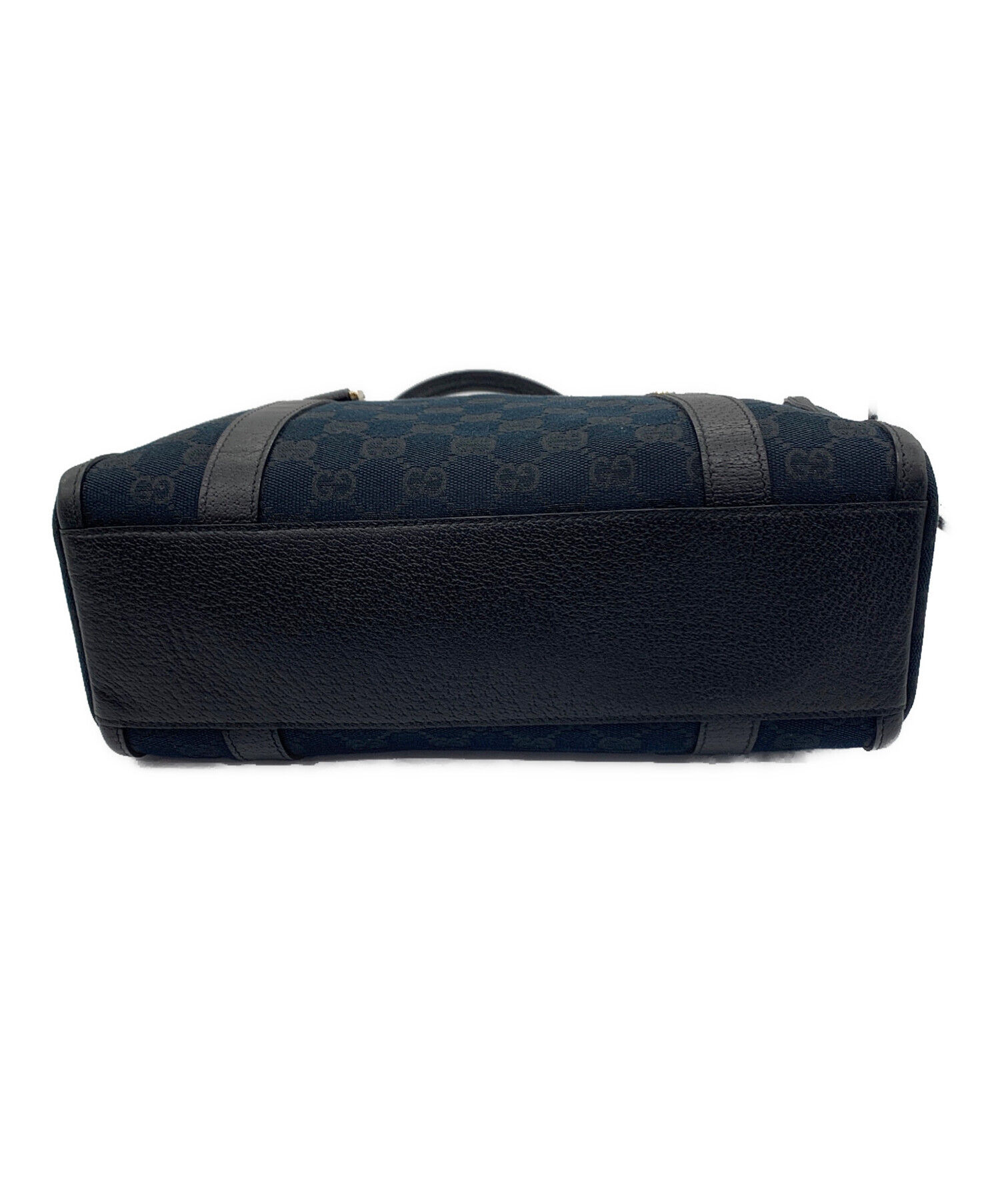 中古・古着通販】GUCCI (グッチ) ミニボストンバッグ ブラック 