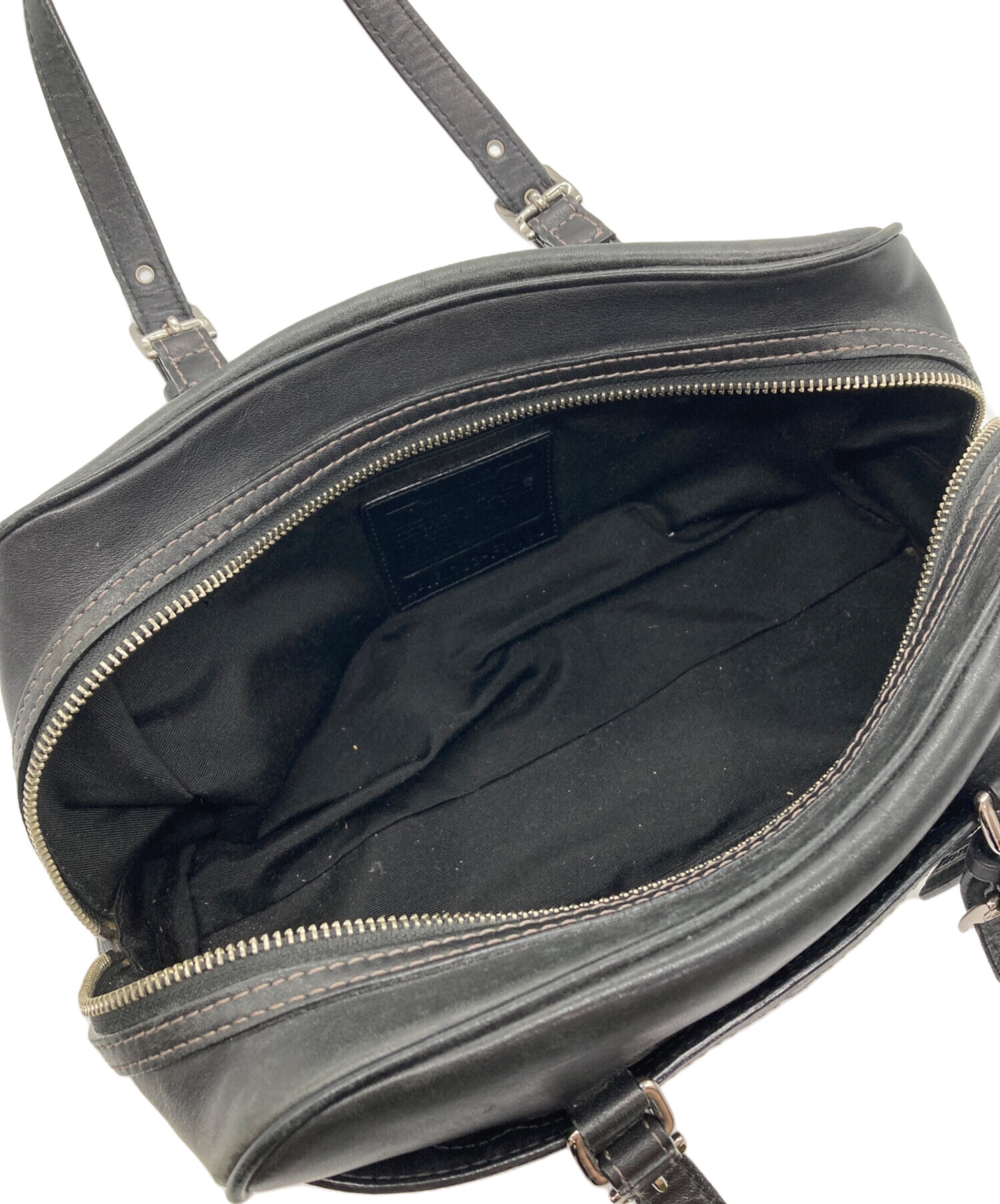 中古・古着通販】COACH (コーチ) COACH ミニボストンバッグ ブラック